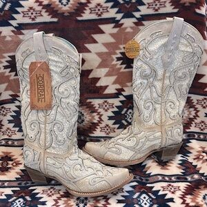 Corral glitter and rhinestone boots